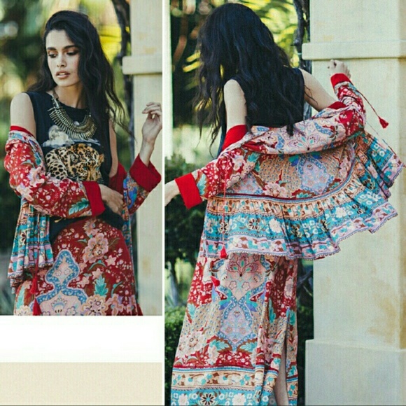 New spell designs lotus jacket ruby peacock gypsy - Picture 5 of 7